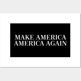 MAKE AMERICA AMERICA AGAIN Posters and Art